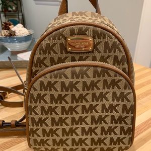Michael Kors small backpack purse